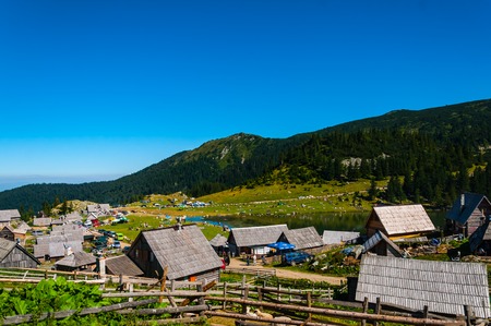 Prokosko lake on the mountain Vranica in Bosnia and Herzegovina 14 August 2014のeditorial素材