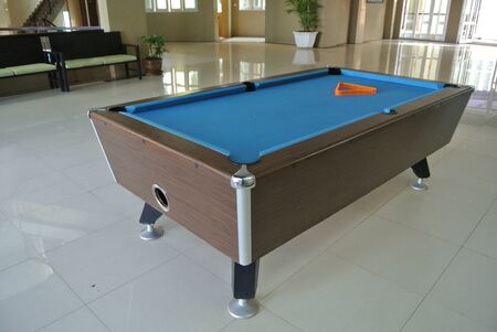 Chon Buri, Thailand, July 8th, 2018, The small snooker table.のeditorial素材