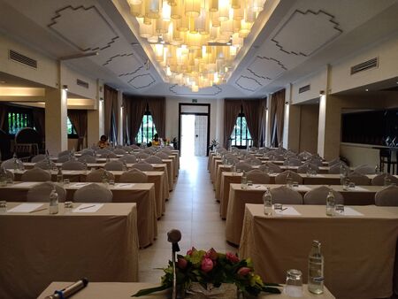 Sukhothai, Thailand, July 25th, 2018, Preparedness of meeting room.のeditorial素材