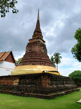 The old buddhism pagoda.の写真素材