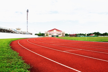 Running track for athletics and competition のeditorial素材