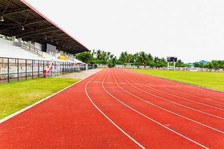 Running track for athletics and competition のeditorial素材