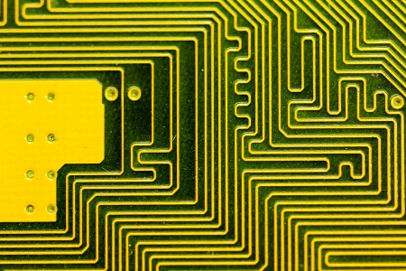 Lines on the motherboard の写真素材