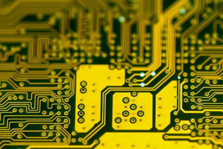 Lines on the motherboard の写真素材