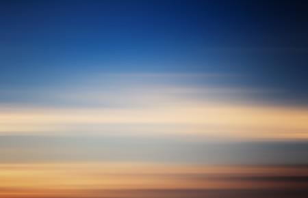 Blurred  clouds on sky in the evening. Sky backgroundの写真素材