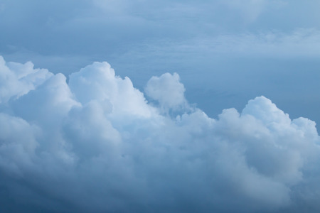 clouds on sky in the evening. Sky backgroundの写真素材