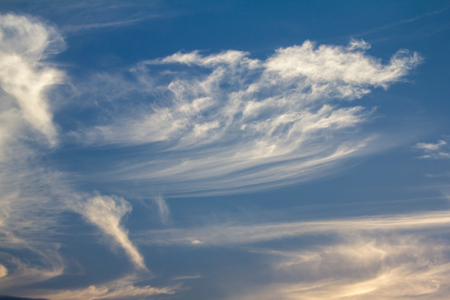 cloudscape , cloud on blue sky background.の写真素材