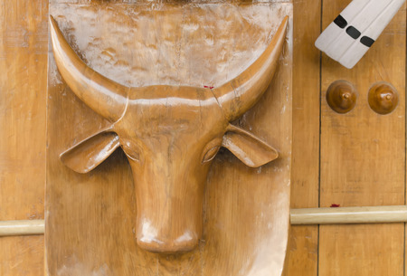 woodcrafting of tribalの写真素材