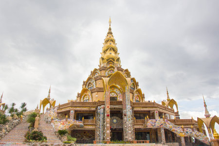 wat Phasornkaew buddhist temple in phetchabun province, Thailandの写真素材