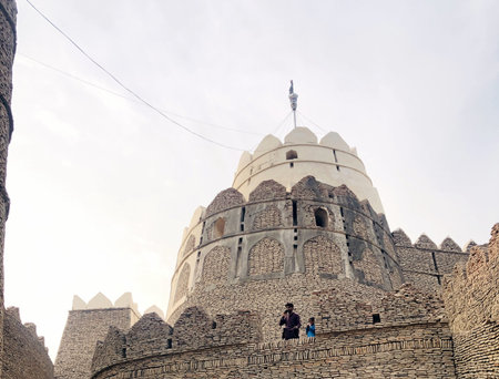 Tourists visit the Great Mosque of Djenné in Mali