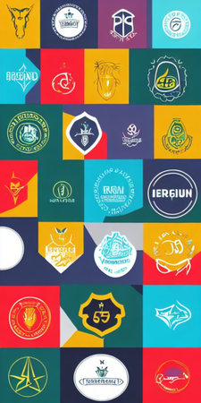 Set of Premium Quality Badges and Labels in Retro Style. Vector Illustration
