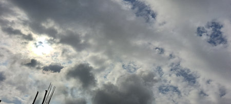 Cloudscape has been developing in gorgeous form. The sky is full of beautiful clouds.