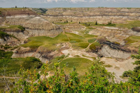 The Badlands National Park is a national park in South Dakota.の写真素材