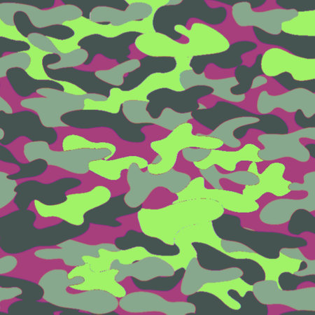 Camouflage seamless pattern. Classic clothing style masking camo repeat print.の写真素材