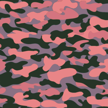 Camouflage seamless pattern. Classic clothing style masking camo repeat print.の写真素材