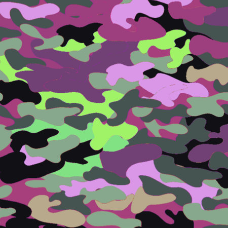 Camouflage seamless pattern. Classic clothing style masking camo repeat print.の写真素材