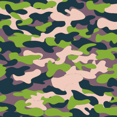 Camouflage pattern. Seamless background. Vector illustration.の写真素材