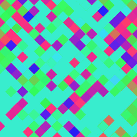 Seamless pattern, background from a variety of multicolored squares.