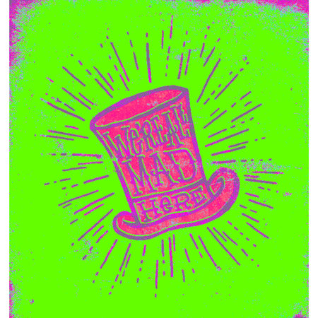 Merry Christmas and Happy New Year Greeting Card. Vintage Typography Design.