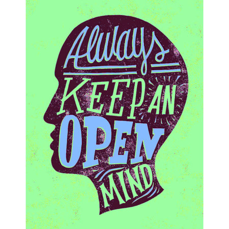 Inspiring Creative Motivation Quote Poster. Always keep a good idea.の写真素材