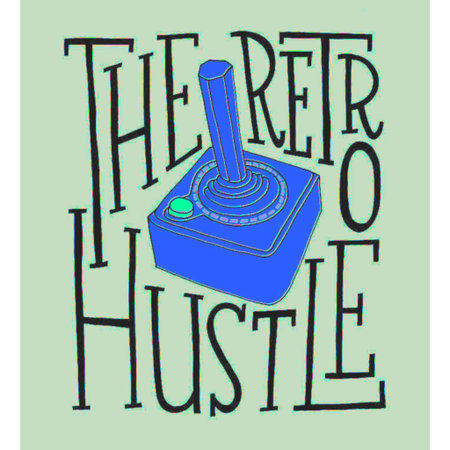 Retro video game joystick. Retro video game. Vector illustration.