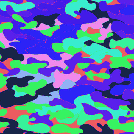 Camouflage pattern. Seamless vector background. Camouflage pattern.の写真素材