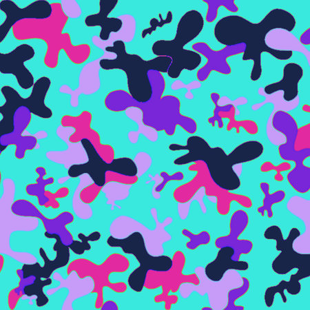 Seamless pattern with camouflage spots. Camouflage background.の写真素材