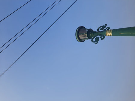 decorative lights along Malioboro Street, Yogyakarta.の写真素材