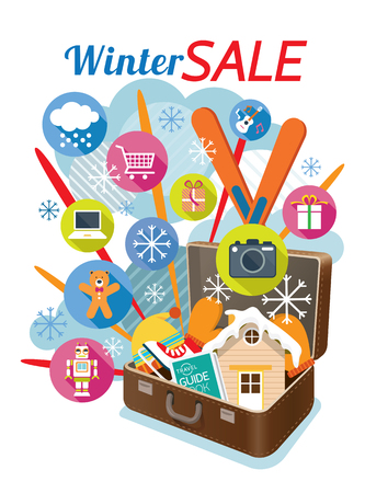 Sale and Event Conceptのイラスト素材