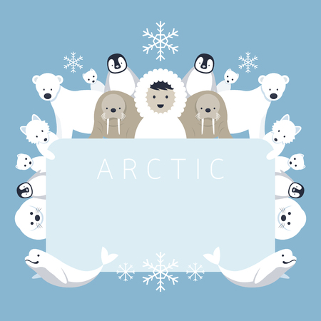 Winter, Nature Travel and Wildlifeのイラスト素材