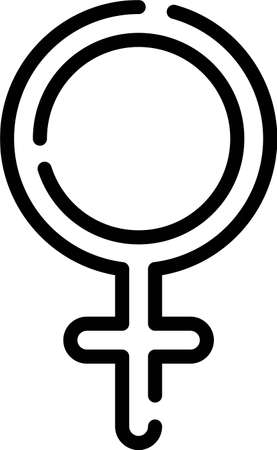 This is symbol of womanのイラスト素材