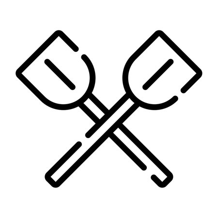 The Vikings had both oar ports in planks and oar locksのイラスト素材