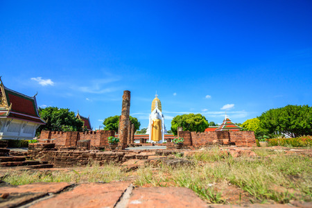 Old Temple and blue sky.の写真素材