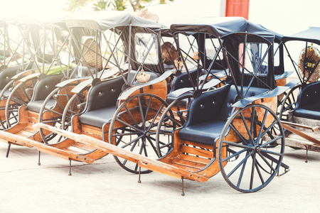 beautiful old carriage.の写真素材