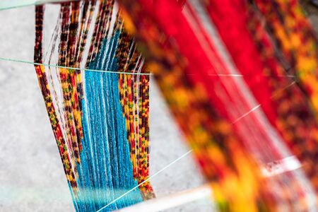 the rool silk of thread.の写真素材