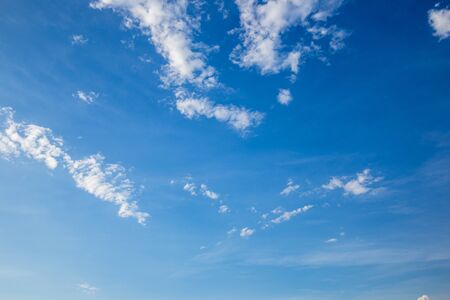 Blue sky and beautiful cloud. Background concept.の写真素材