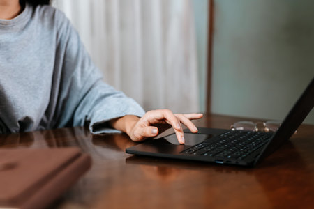 High school or college student learning tutoring on desk and reading, doing homework, lesson...
