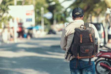 Tourists hold maps to find attractions, restaurants or hotels. backpacker and travel concept.