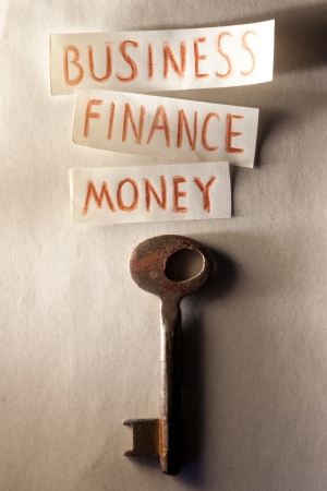 The Key to finance, money, business .の写真素材