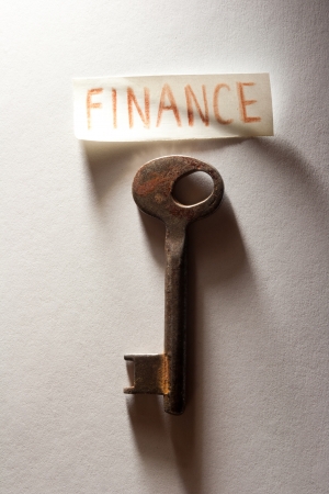 The Key to finance.の写真素材