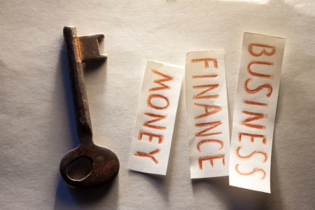 The Key to finance, money, business .の写真素材