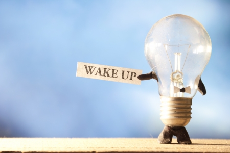 wake upの写真素材