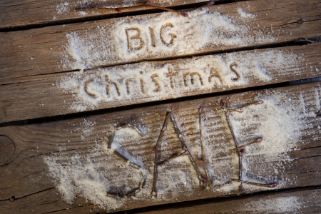 Big Christmas sale, Christmas sale poster.の写真素材