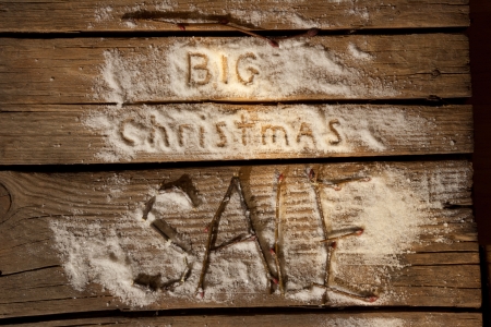 Big Christmas sale, Christmas sale poster.の写真素材