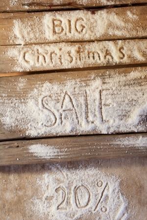 Big Christmas sale twenty percent discountの写真素材