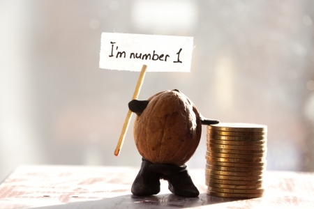 I'm number one conceptの写真素材