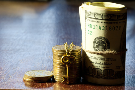 key to moneyの写真素材