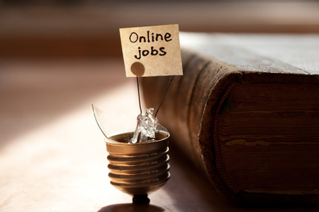 Online job conceptの写真素材