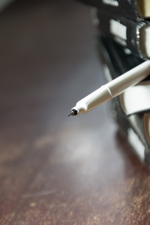 books and penの写真素材