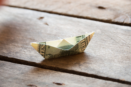 business concepts - ship with moneyの写真素材